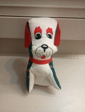 Shalom Toys Vintage Carnival Plush Dog